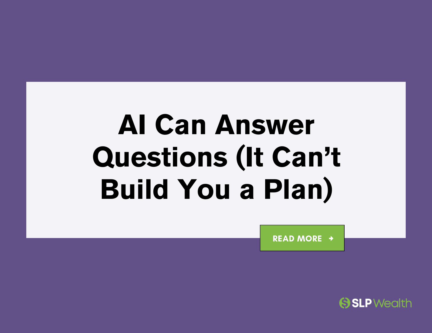Financial Planning Gaps AI Can’t Fix