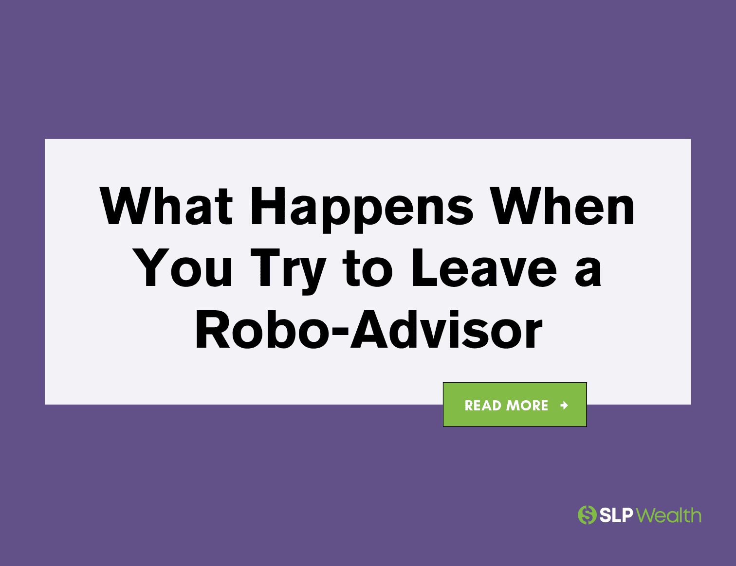 Why Robo Portfolio Complexity Can Hurt Long-Term